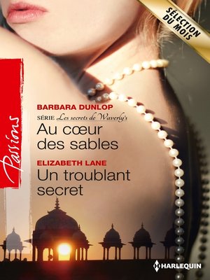 cover image of Au coeur des sables--Un troublant secret